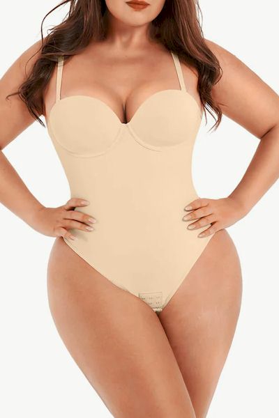 Load image into Gallery viewer, Bustier Underwire Tummy Control Bodysuit for a Sleek and Slender Figure
