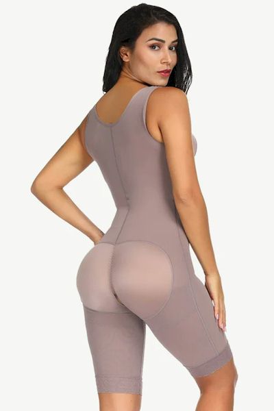 Load image into Gallery viewer, Curves &amp; Comfort: Ultimate Stretch Hooks Crotchless Bodysuit
