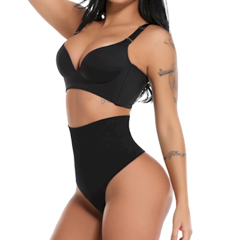 Flaunt Your Curves with High Waist Thong Control Panty Shapewear