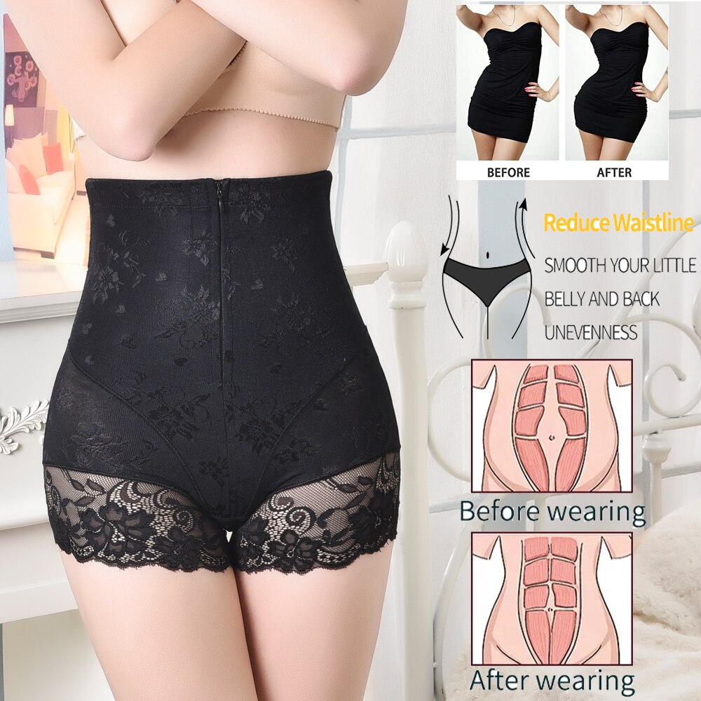Sexy Lingerie Body Shaper Tummy Control High Waist Shapewear Panties
