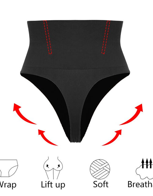 Load image into Gallery viewer, Flaunt Your Curves with High Waist Thong Control Panty Shapewear
