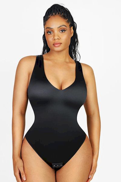 Load image into Gallery viewer, Sculpted Confidence: Deep V-Neck Butt Lifting Shapewear Thong
