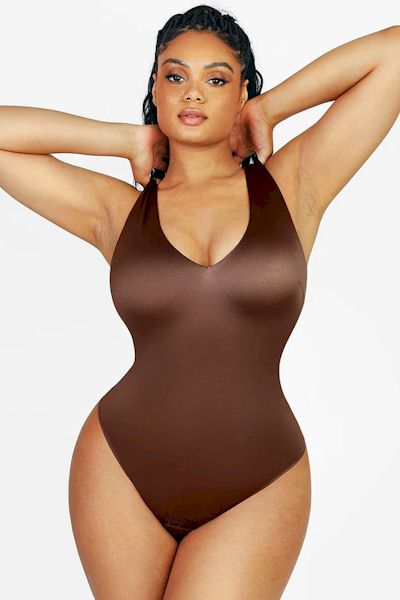 Load image into Gallery viewer, Sculpted Confidence: Deep V-Neck Butt Lifting Shapewear Thong
