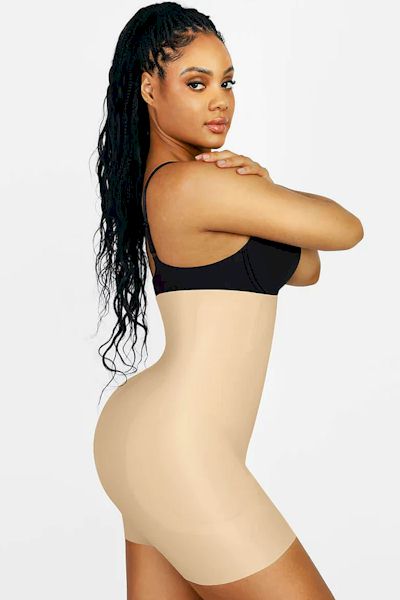Load image into Gallery viewer, Lift, Sculpt, and Shape: High Waisted Butt Lifter with Removable Hip Pads

