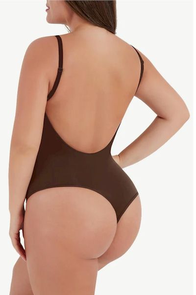 Flawless Fit, Open-Back Chic: Elastic Thong for Effortless Style