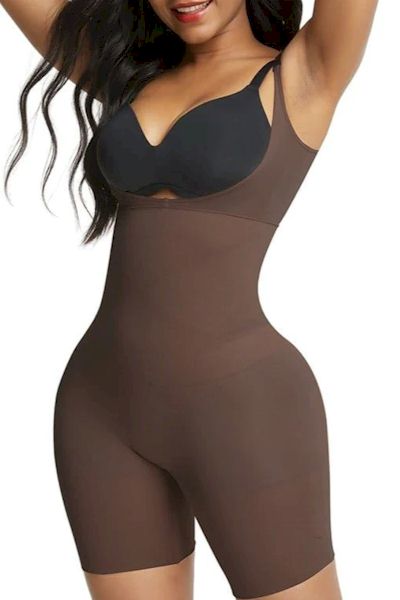 Invisible Full Body Shaper with Adjustable Straps and Butt Lifte